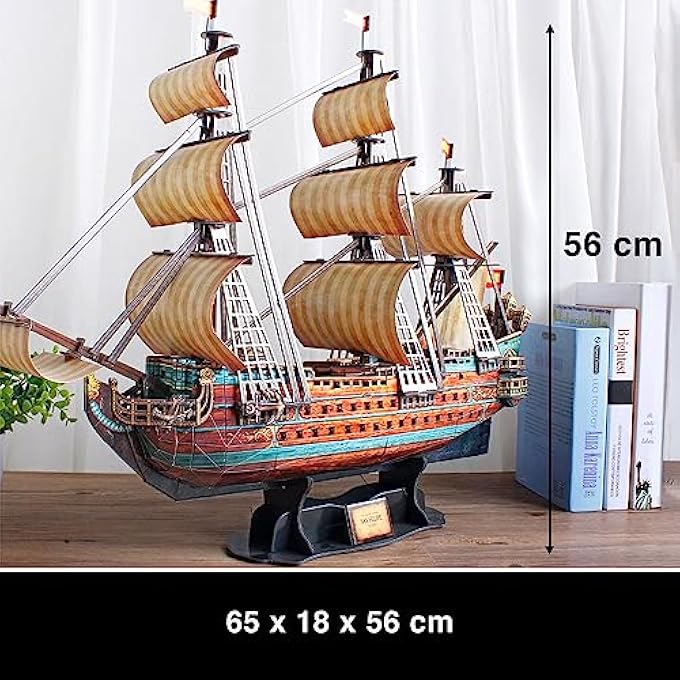 3D PUZZLE SAN FELIPE - 3D PUZZLE FOR CHILDREN, 3D PUZZLE ADULTS, MODEL KIT ADULTS, 3D PUZZLE CHILDREN, 3D PUZZLE ADULTS, 266 PIECES - Image 3